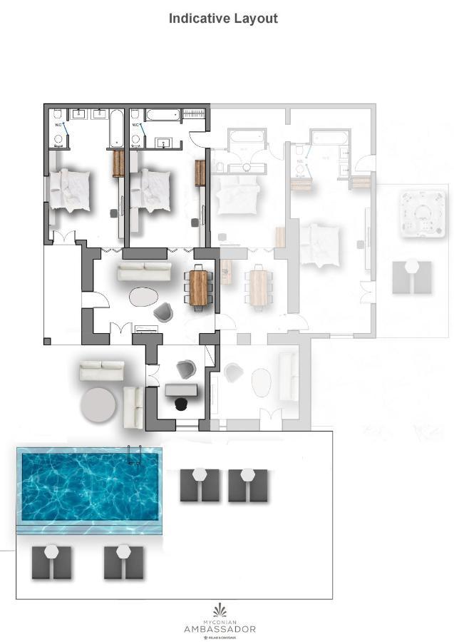 Myconian Ambassador Relais & Chateaux Platys Gialos  Luaran gambar